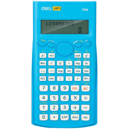 Калькулятор научный (ЕГЭ) Deli E1710A,10-р,2 стр,240 ф.,бат.,162х84мм,син