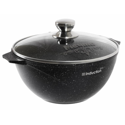Казан Гранит black Induction Pro для плова с крыш. индукц, 4,5л 54802И
