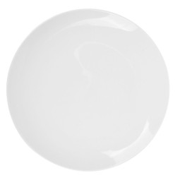Тарелка Tvist Ivory без бортов, фарфор,D266мм, белая, фк4007