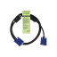 Кабель SVGA, M/M, 1.8 м, 2 фильтра, TV-COM, QCG120H-1.8M