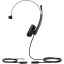 Гарнитура головная Yealink YHS34 Mono, Проводная, HD звук, QD, RJ9