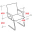 Стул BN_TQ_Стул Echair-805 VP кожзам черный, хром