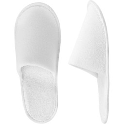 Тапочки одноразовые СтандартМахра,закр.мыс,махр230г/кв2,Эва 3мм