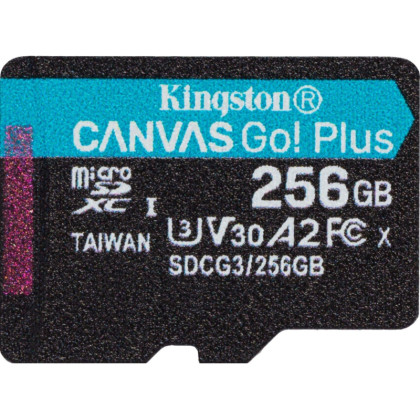 Карта памяти Kingston Canvas Go! Plus microSDXC UHS-I Cl10, SDCG3/256GBSP