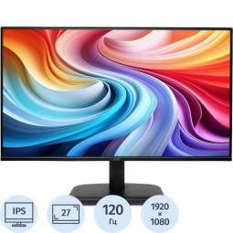 Монитор Acer (UM.HE1CD.G01)27/FHD/IPS/120Hz/250cd/1ms/HDMI/VGA