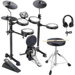 Ударная установка Donner DED-80P, 5 Drums 3 Cymbals электрон,со стулом