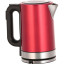 Чайник электрический SCARLETT SC-EK21S77,сталь, 2200Вт, 1.7л, красный