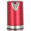 Чайник электрический SCARLETT SC-EK21S77,сталь, 2200Вт, 1.7л, красный