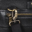Сумка мужск кожаная 5191 Black/черная А4