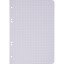 Сменный блок д/тетр на кольц, А5, 50л, клетка, 6 колец, сиреневый СБЦ505173