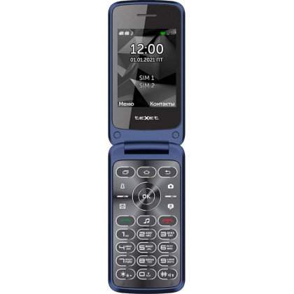 Мобильный телефон teXet ТМ-408 цвет синий