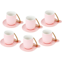 Набор чайный 12 пр. 5th Avenue. Pink (6 персон) v=240мл  арт.1400014