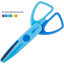Ножницы детские  Deli ED60001 Neon 136мм, пласт. ручки, сталь,ассорт,блис