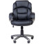 Кресло RC_EChair-681 TPU кожзам черный, пластик серый