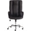 Кресло UT_Easy Chair Boston хром, (черн. подлок), кож/зам, черный, 36-6