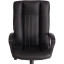 Кресло UT_Easy Chair Boston хром, (черн. подлок), кож/зам, черный, 36-6