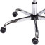 Кресло UT_Easy Chair Boston хром, (черн. подлок), кож/зам, черный, 36-6