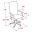 Кресло UT_Easy Chair Boston хром, (черн. подлок), кож/зам, черный, 36-6