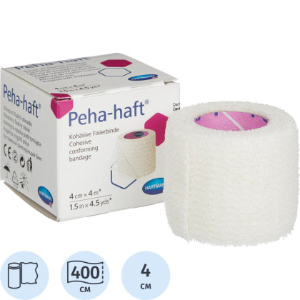 Бинт самофикс эласт 4 м х 4 см, PEHA-HAFT 932483