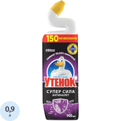Средство для сантехники  Туалетный Утенок Антиналет для унитаза  900 мл