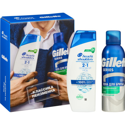 Подарочный набор Head&amp;Shoulders Шамп 2в1 Gillette Пн бр Ус 200мл+200мл муж