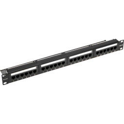 Патч-панель REXANT (02-0031) с кабельн орг.19,1U,24 порта,UTP,RJ-45,CAT5e