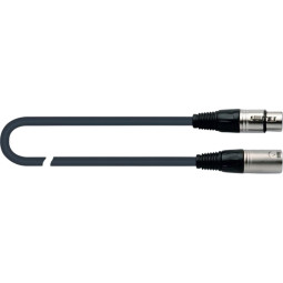 Кабель микрофонный Quik Lok MX775-3, разъемы XLR/F - XLR/M, 3м