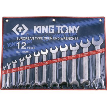 Набор ключей рожковых, 6-32 мм, 12 предметов, KING TONY