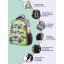 Ранец №1School Basic Tuning Cars, 2 отд., эргоном. спинка