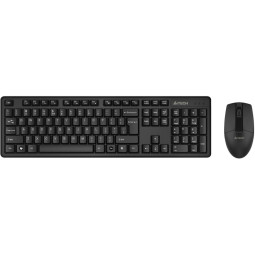 Набор клавиатура+мышь A4Tech (3330N) клав:черный мышь:черный USB беспроводн