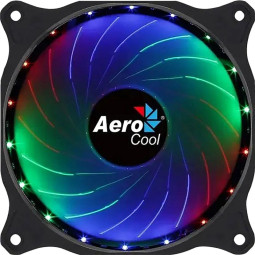 Вентилятор Aerocool Cosmo 12 RGB 120x120x25mm черный/белый 4-pin (Molex)
