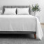 Пододеяльник 2сп 180х215 см, страйп-дизайн, 105г/м2, Warm white 782073
