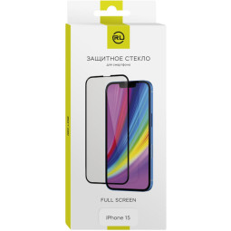 Защитное стекло Red Line iPhone 15 FULL GLUE черный