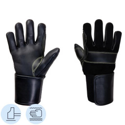 Перчатки защитные антивибрац кожаные Jeta Safety JAV03-10 р.XL