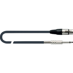 Кабель микрофонный Quik Lok MX777-5, разъемы XLR/F - Mono Jack 1/4, 5м