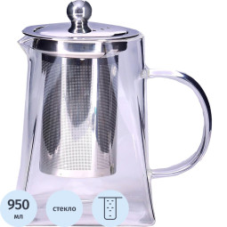 Чайник заварочный 0,95 л стекло MB, 29681