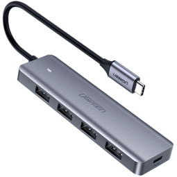Разветвитель USB UGREEN 4 в 1 Type C, 4 x USB 3.0 (70336)