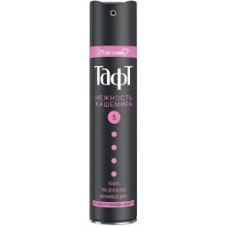 Лак для волос Taft Power, Нежность кашемира , мегафиксация 5, 225 мл