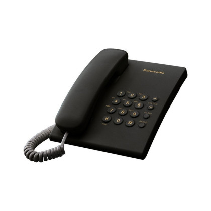 Телефон проводной Panasonic KX-TS2350RUB черный