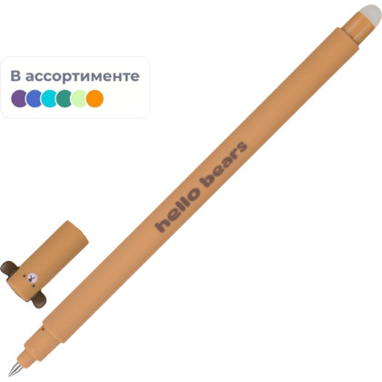 Ручка гелевая M&amp;G со стир.черн., шарик 0,5 мм, синяя, в асс AKPB4472D20596C