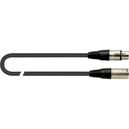 Кабель микрофонный QUIK LOK MX775-9 A039877 9м, разъемы XLR/F-XLR/M черный