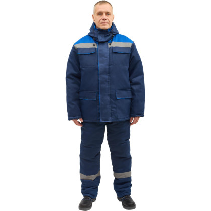 Костюм рабочий зимний муж з12-КПК с СОП син/вас 48-50/182-188