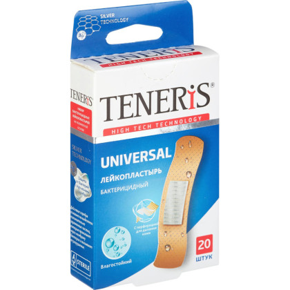 Пластырь (набор) UNIVERSAL , Teneris 20 шт/уп
