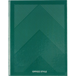 Бизнес-тетрадь А5 120л Attache,на кольцах,тв.обл,мат.лам,клет,Optima бирюза