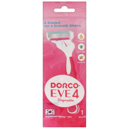 Бритва одноразовая Dorco EVE4 жен 4лезв увл полос 1шт FR A200-1P