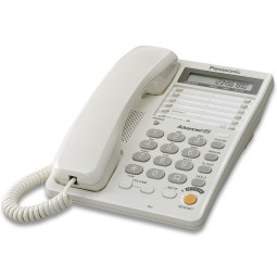 Телефон проводной Panasonic KX-TS2365RUW белый