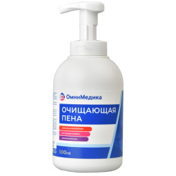 Пенка для мытья и ухода очищающая, ОмниМедика 500мл