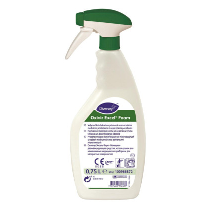 Профхим дезинфек д/оборуд и поверхностей Diversey/Oxivir Excel Foam, 0,75л