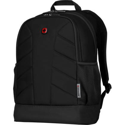 Рюкзак WENGER Quadma 16&#039;&#039;, черный, полиэстер, 33x17x43 см, 22 л, 610202