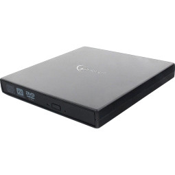 Привод DVD Gembird DVD-USB-02 пластик, черный USB 2.0